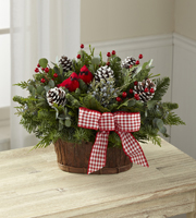 The FTD� Joyful Tidings Holiday Basket by Better Homes and Gardens�